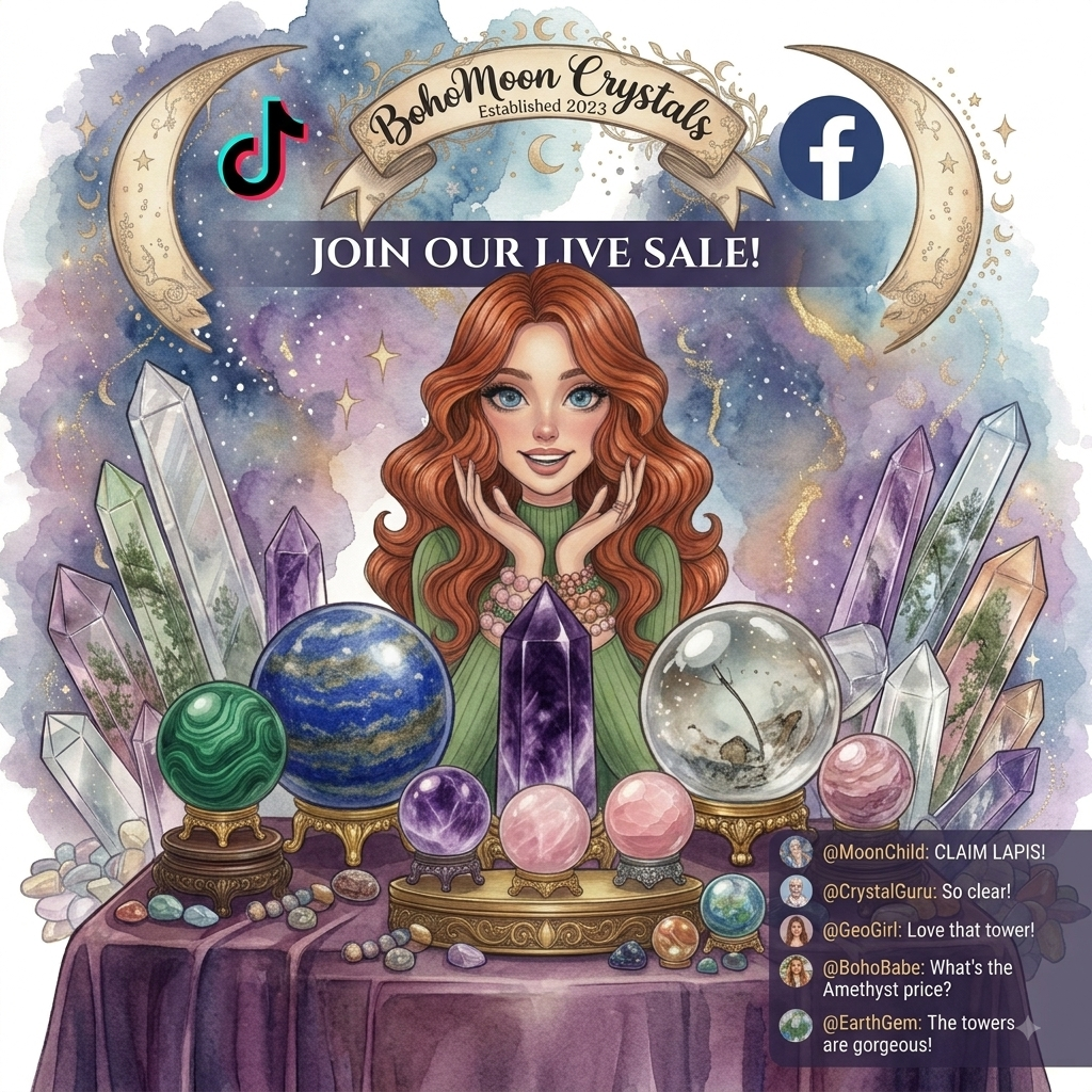 Live Sales Baskets - Social Media