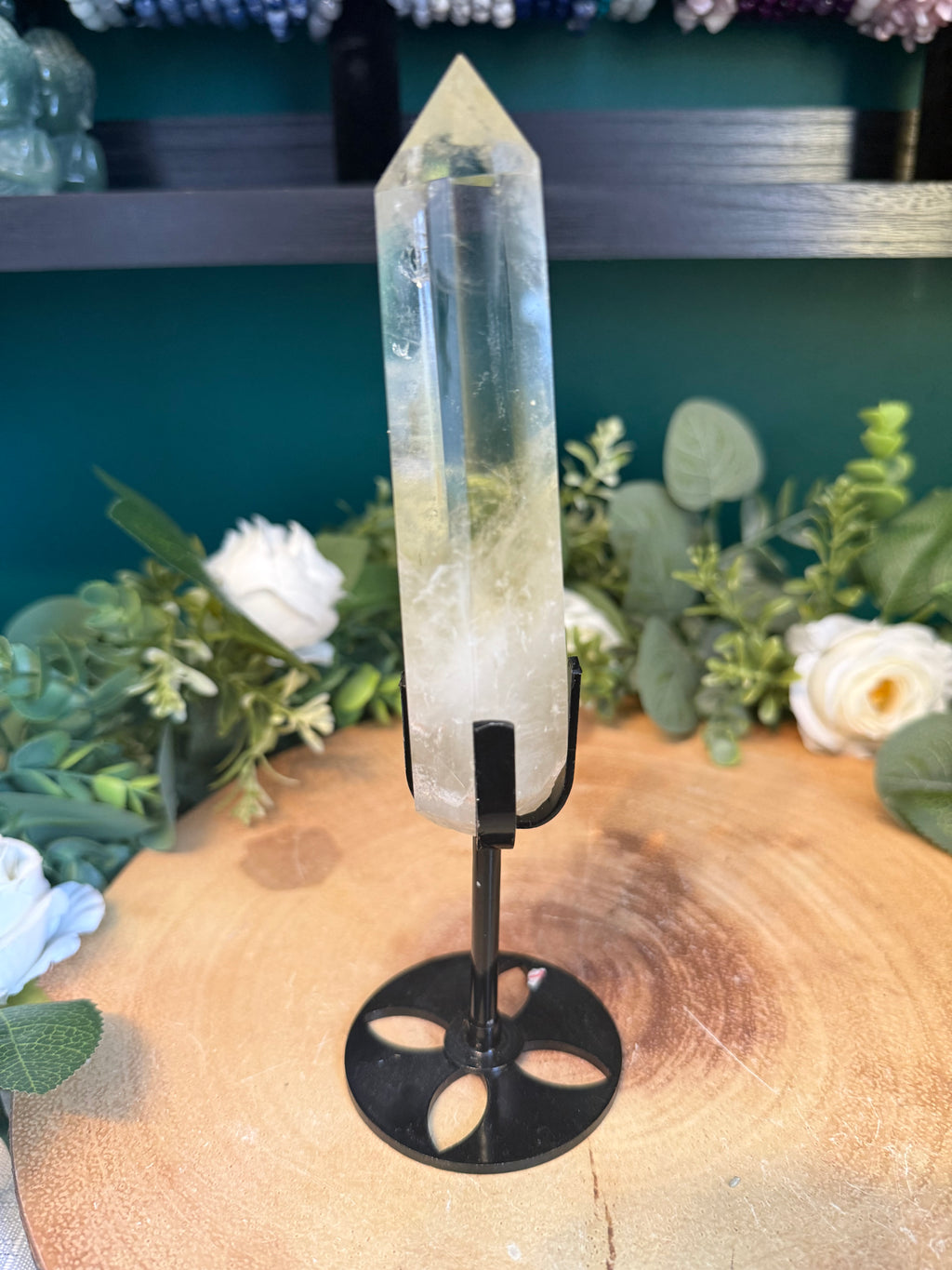Citrine Point with Display Stand – 203g