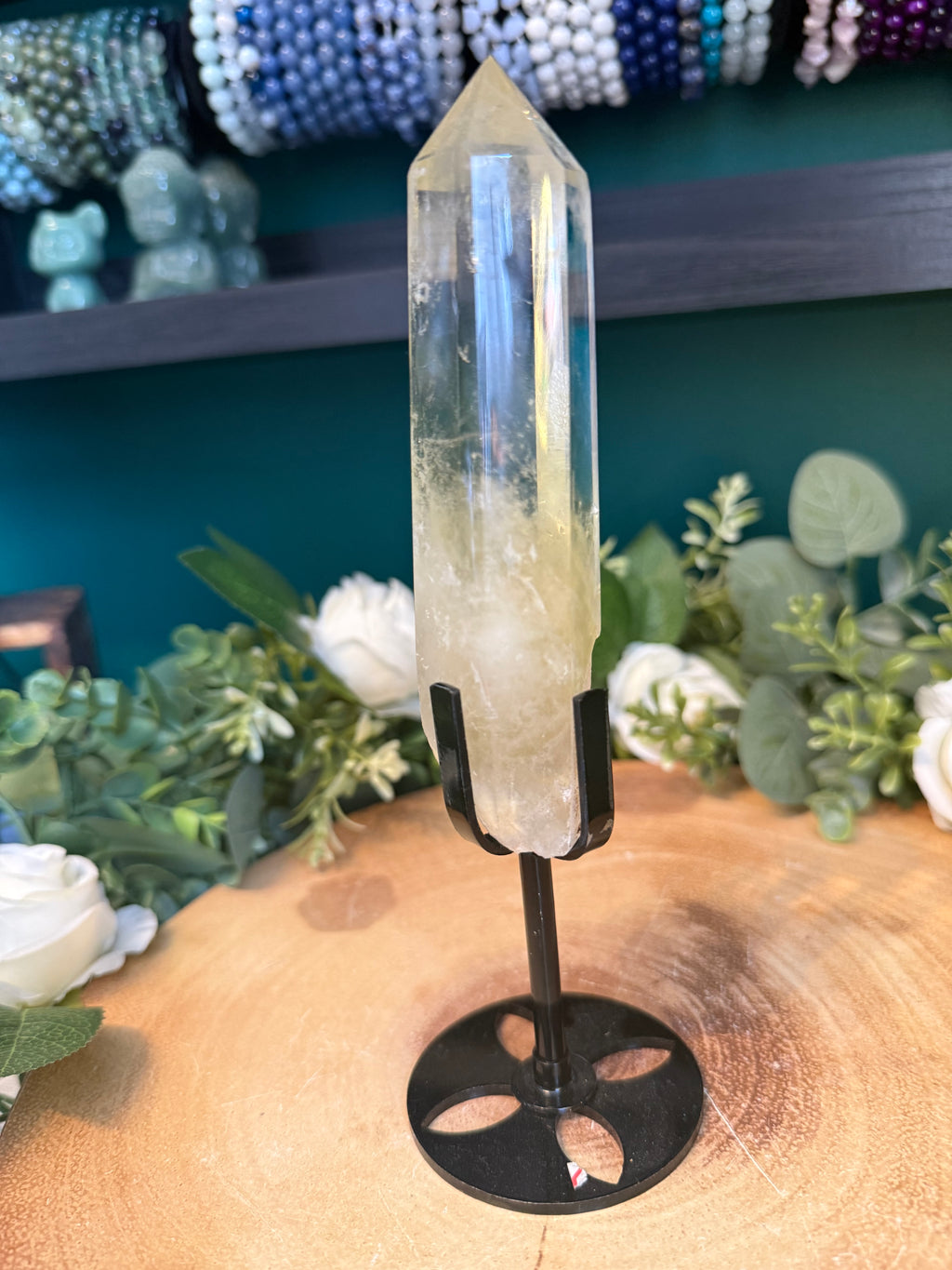 Citrine Point with Display Stand – 203g