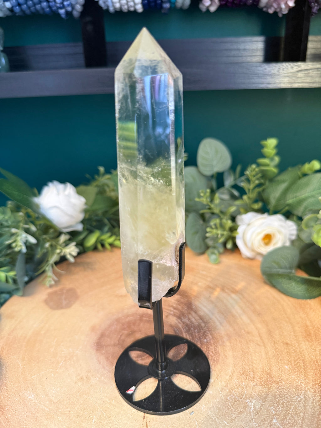 Citrine Point with Display Stand – 203g