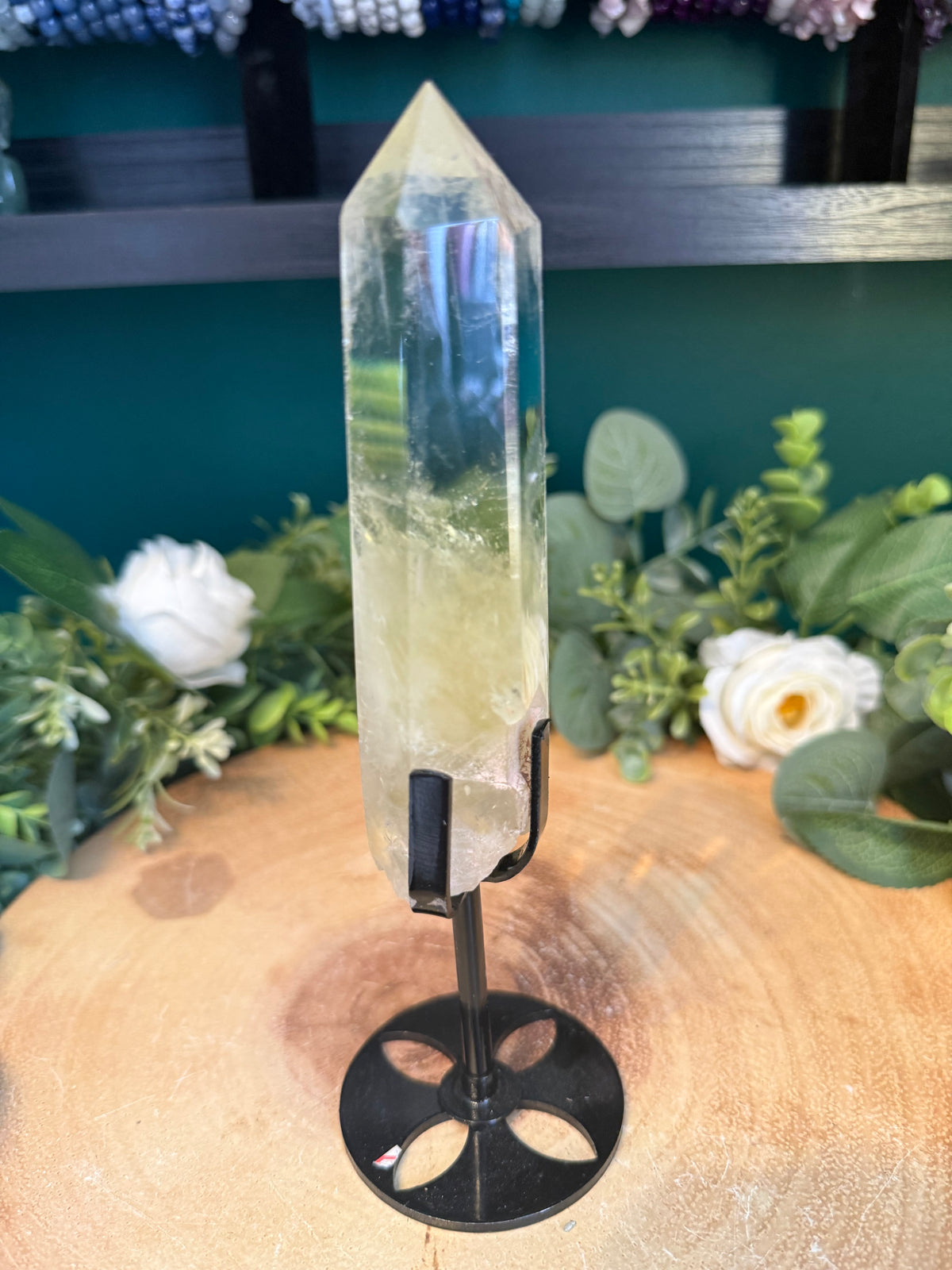 Citrine Point with Display Stand – 203g