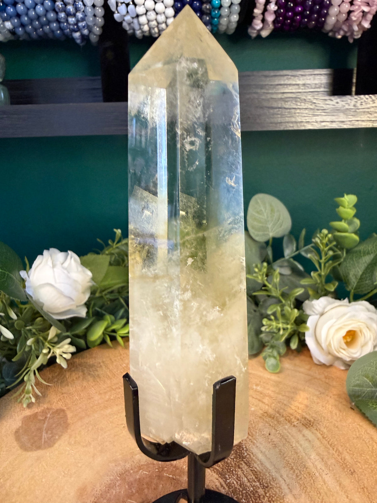 Citrine Point with Display Stand – 203g