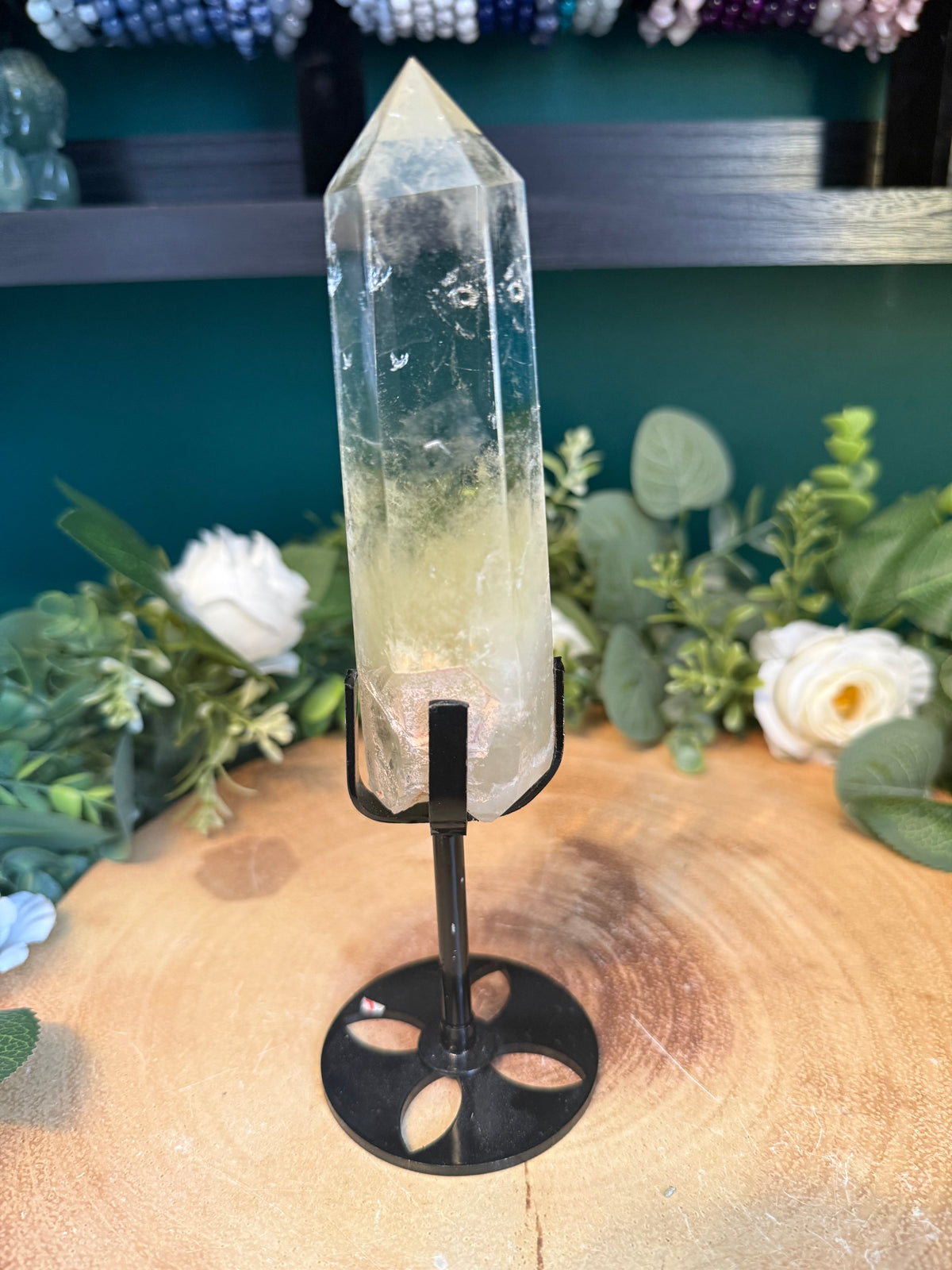 Citrine Point with Display Stand – 203g