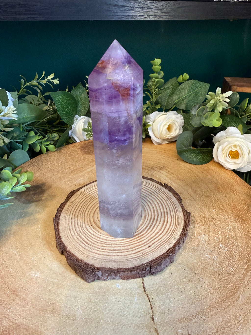 Purple Fluorite Tower – 279g
