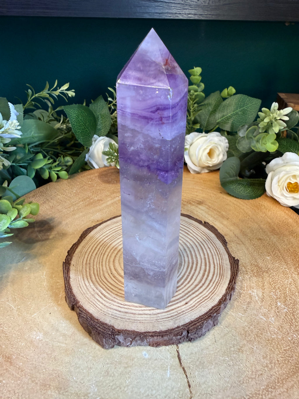 Purple Fluorite Tower – 279g