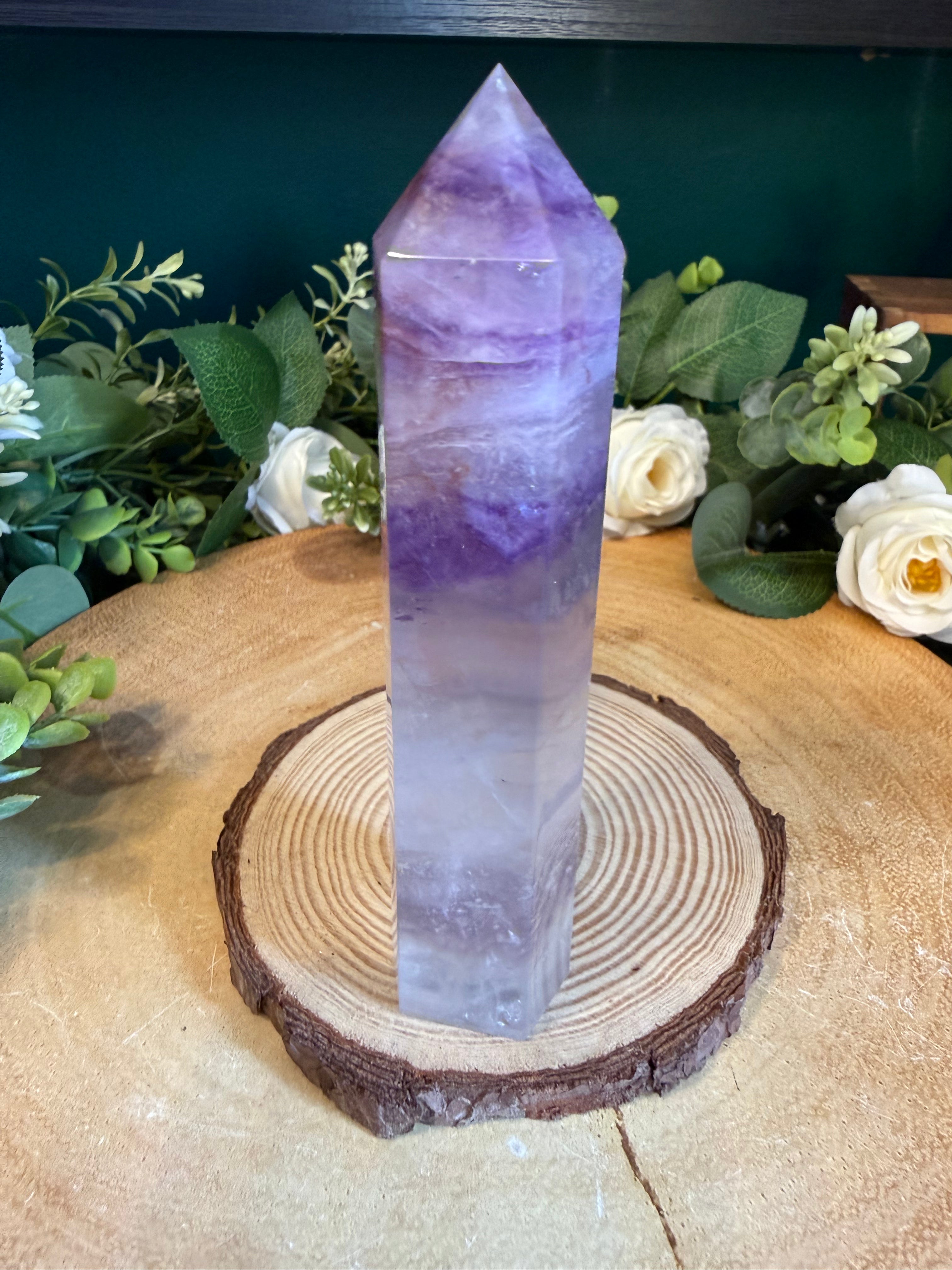 Purple Fluorite Tower – 279g
