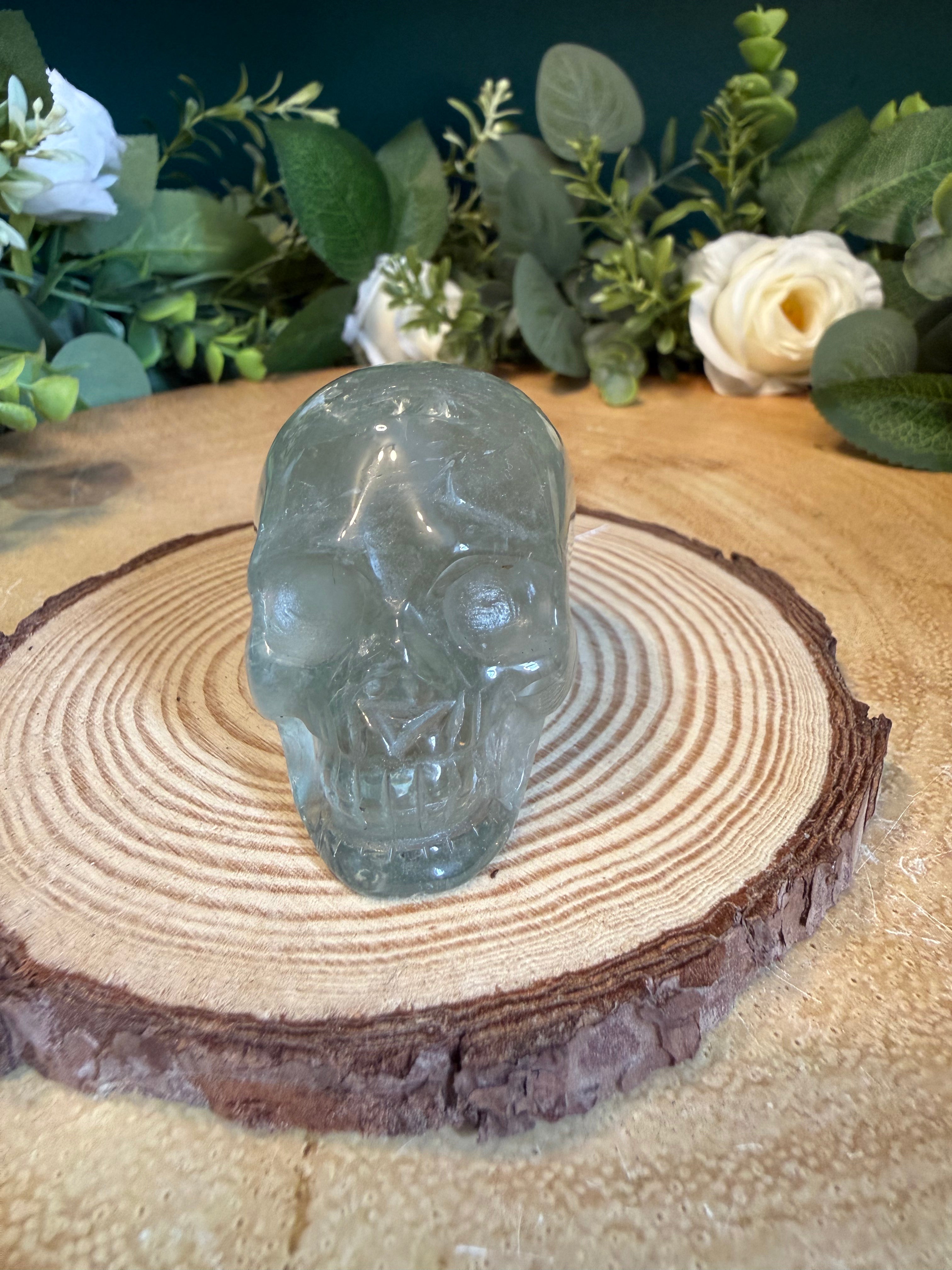 Green Quartz Skull – 120g