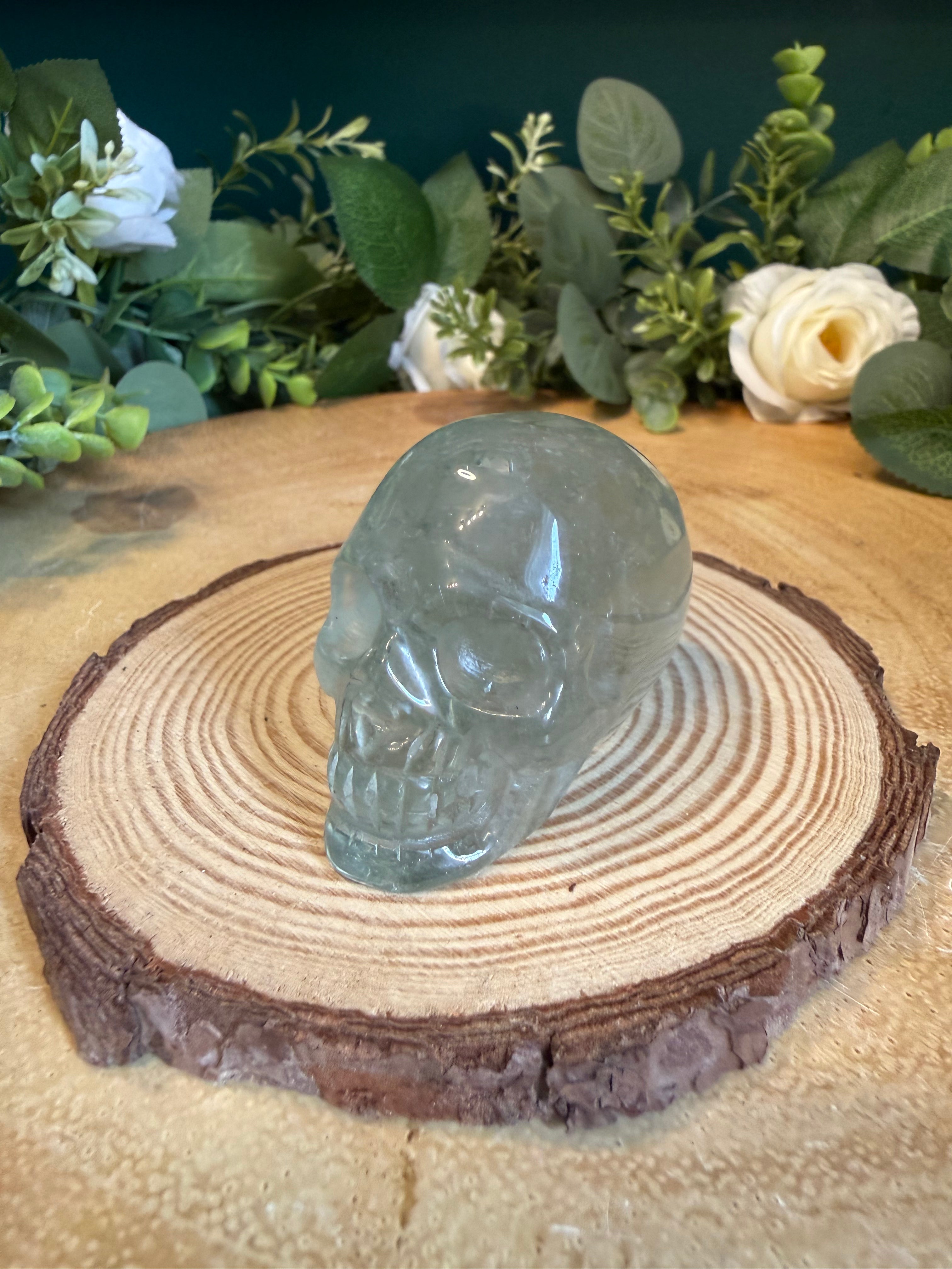 Green Quartz Skull – 120g