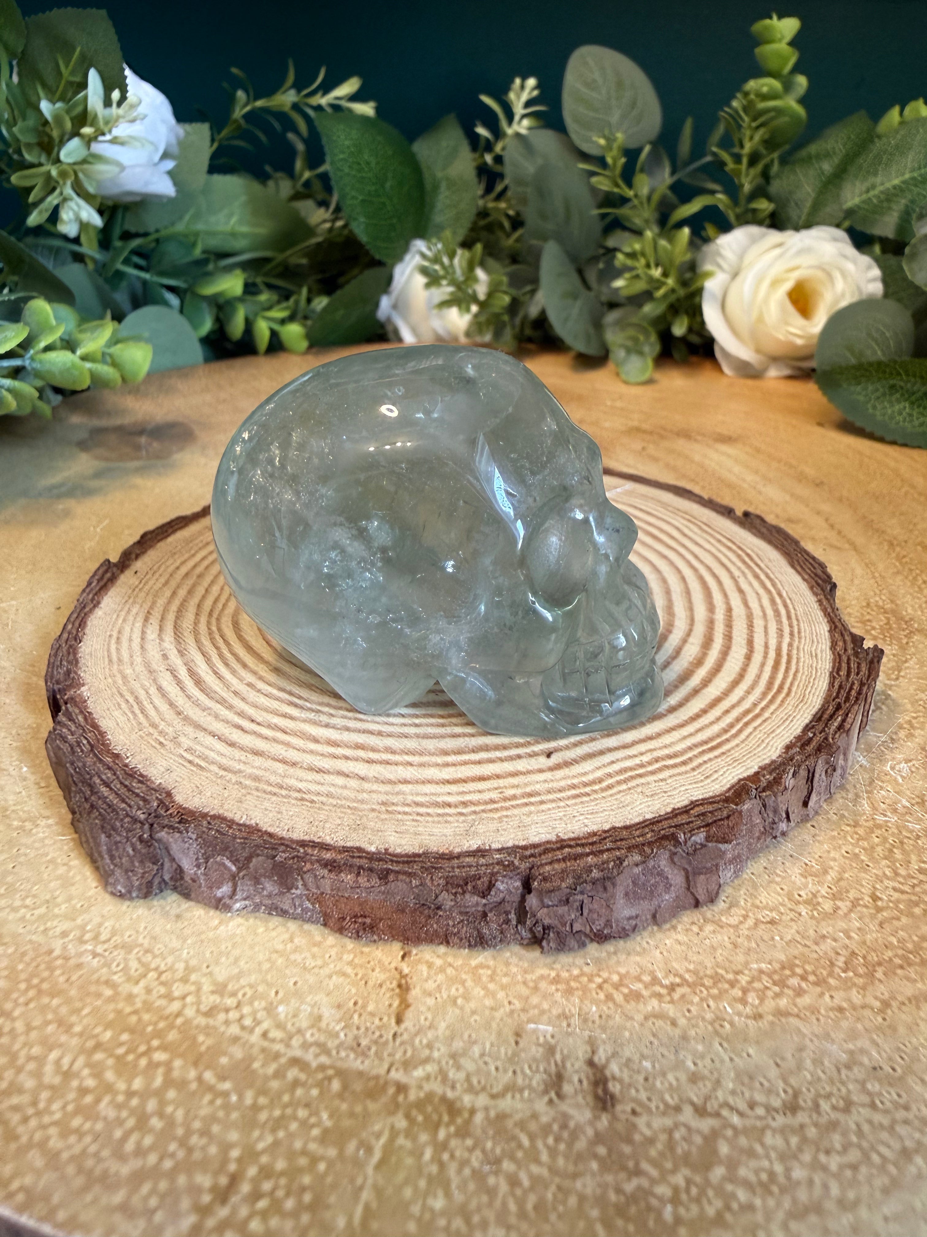 Green Quartz Skull – 120g