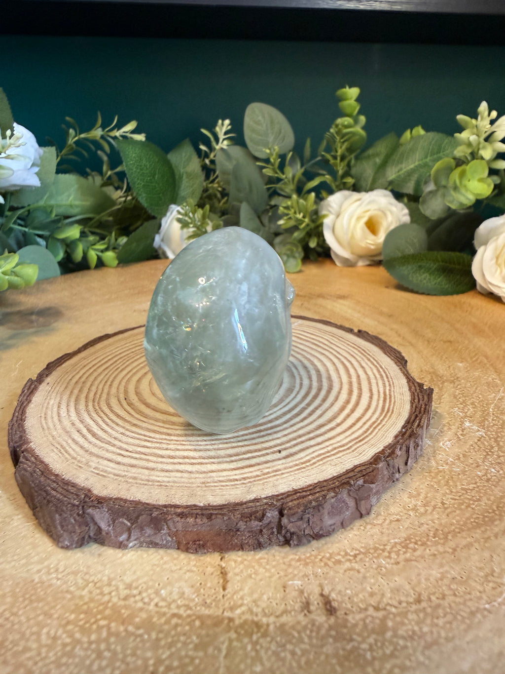 Green Quartz Skull – 111g