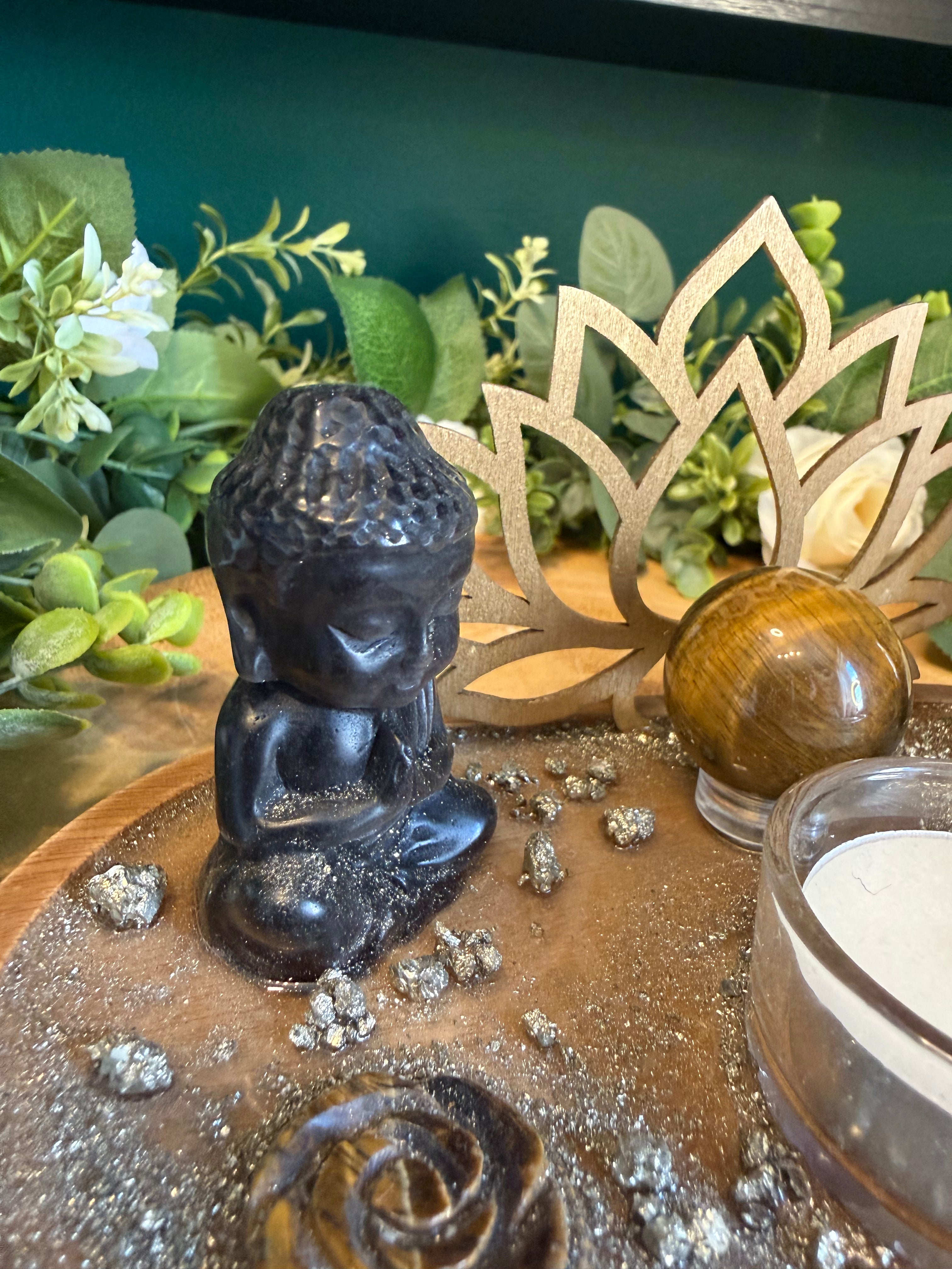 Protection & Abundance Crystal Altar Plate