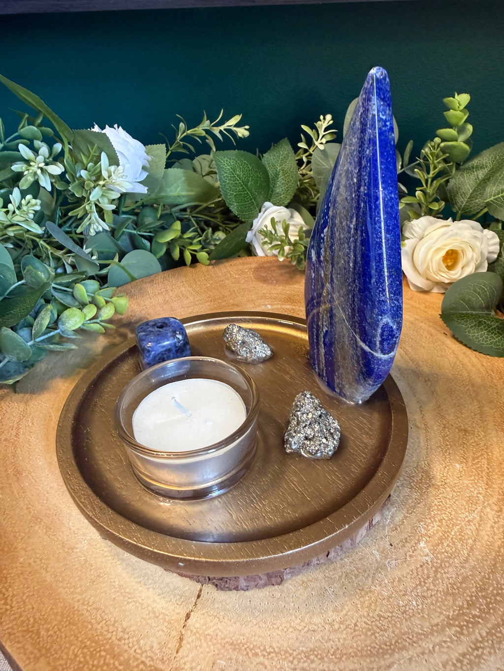 Truth, Confidence & Clarity Mini Altar Plate