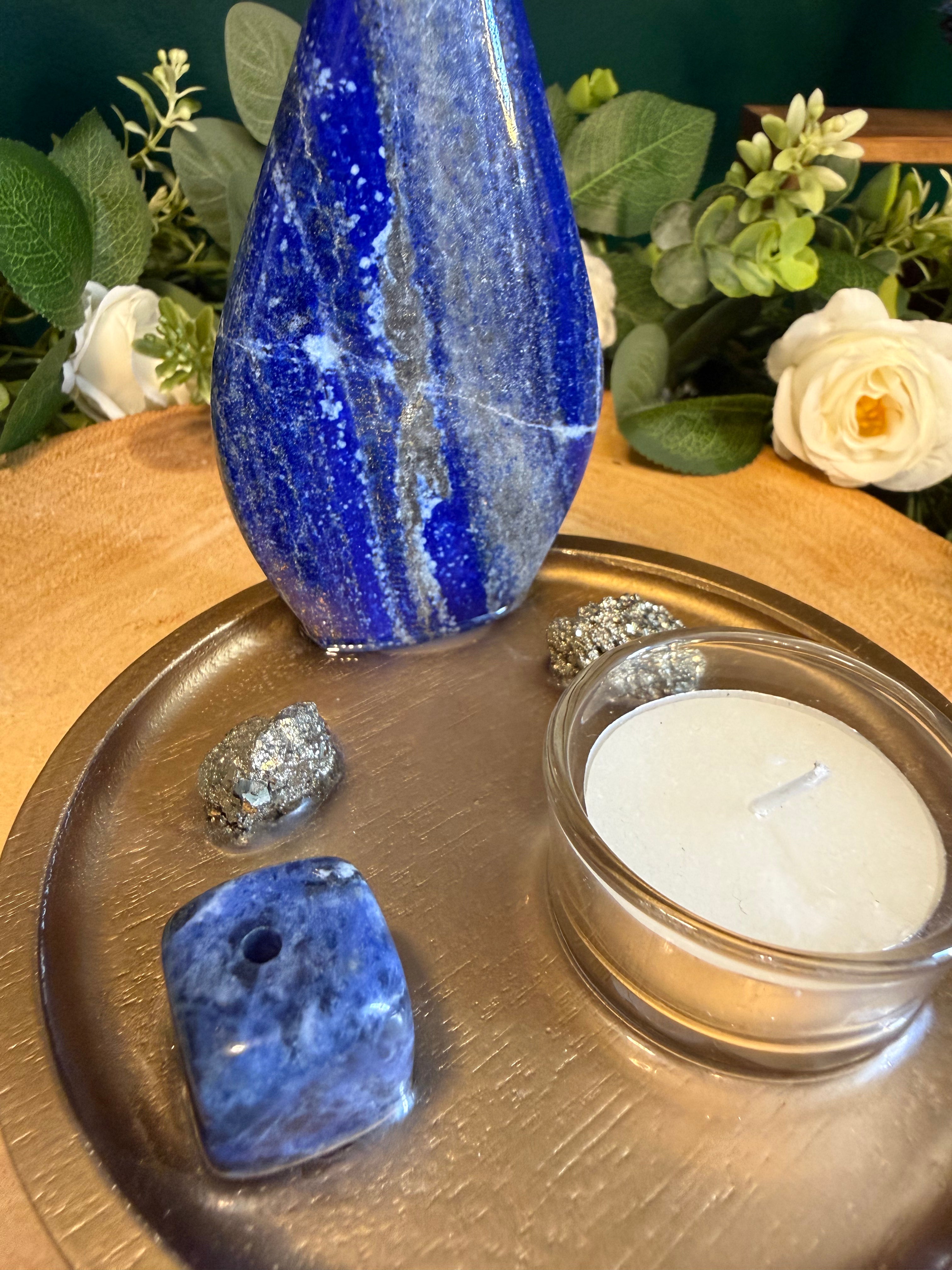 Truth, Confidence & Clarity Mini Altar Plate