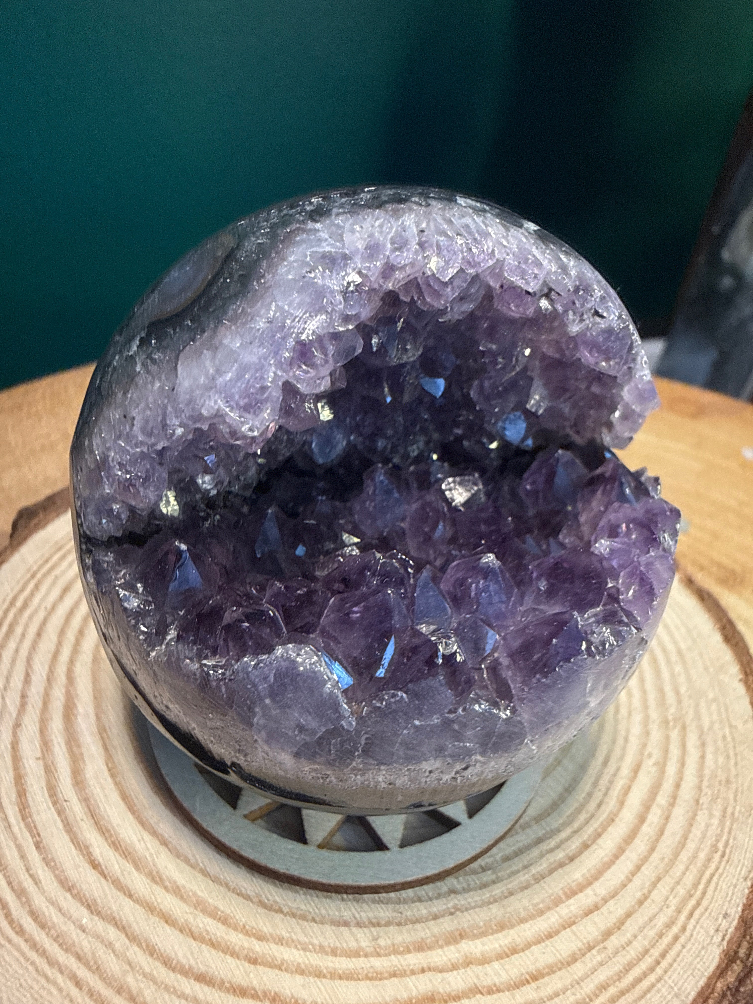 Amethyst Druzy Sphere